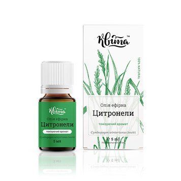 ЦИТРОНЕЛИ ЕФІРНА ОЛІЯ